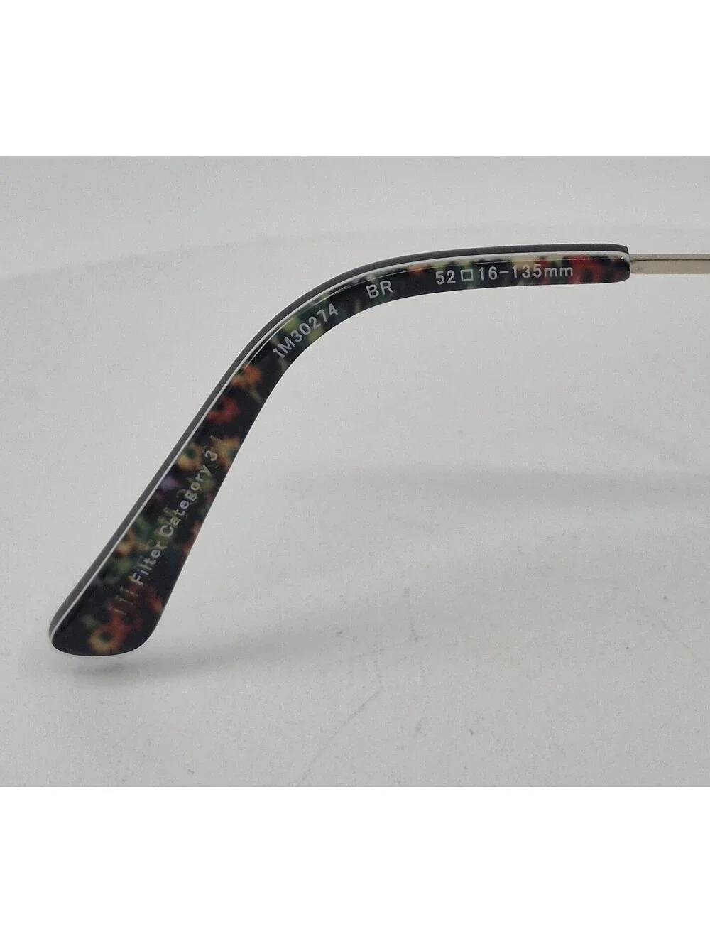 ISAAC MIZRAHI NEW YORK IM30274 BR BROWN Floral FRAMES SUNGLASSES 52-16-135